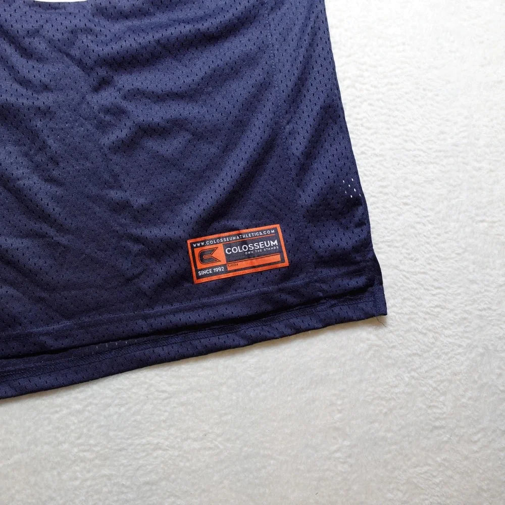 Colosseum Auburn Tigers Football Jersey Youth Large Navy Blue Orange COJF40844